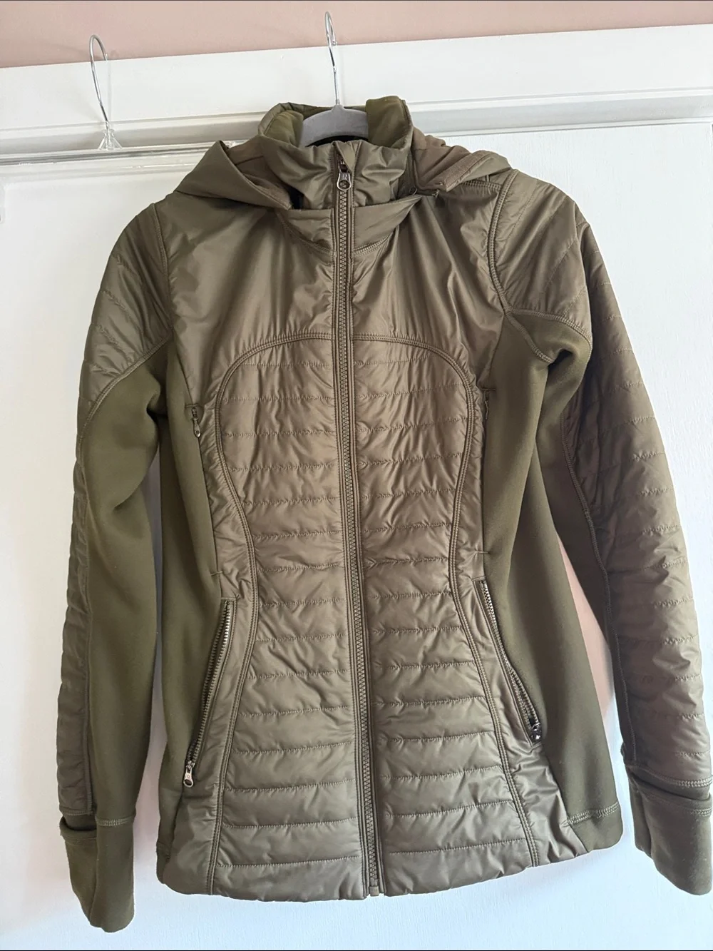 Lululemon First Mile Jacket Sz 6 green
